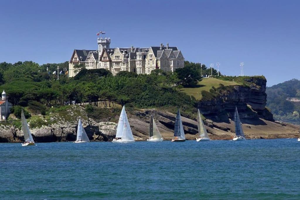 A Un Paso De La Bahia De Santander,Para 6! La Ciudad A Pie! Luaran gambar